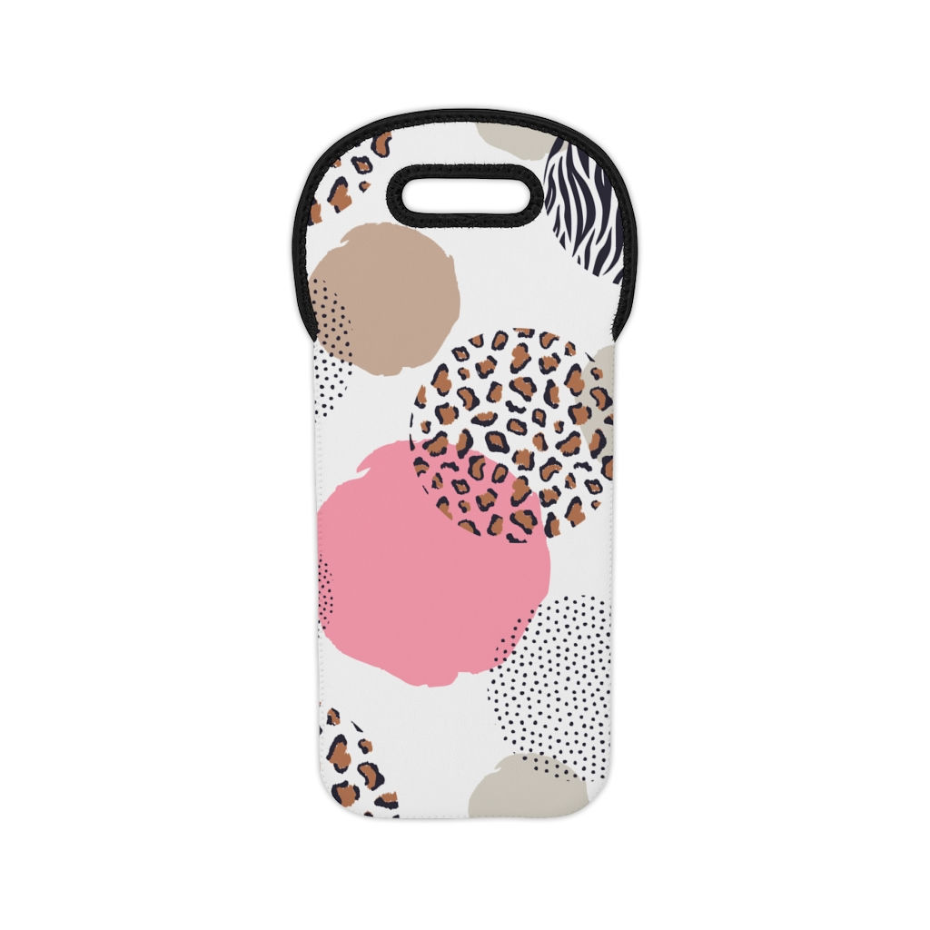 Animal Print Wine Tote Bag