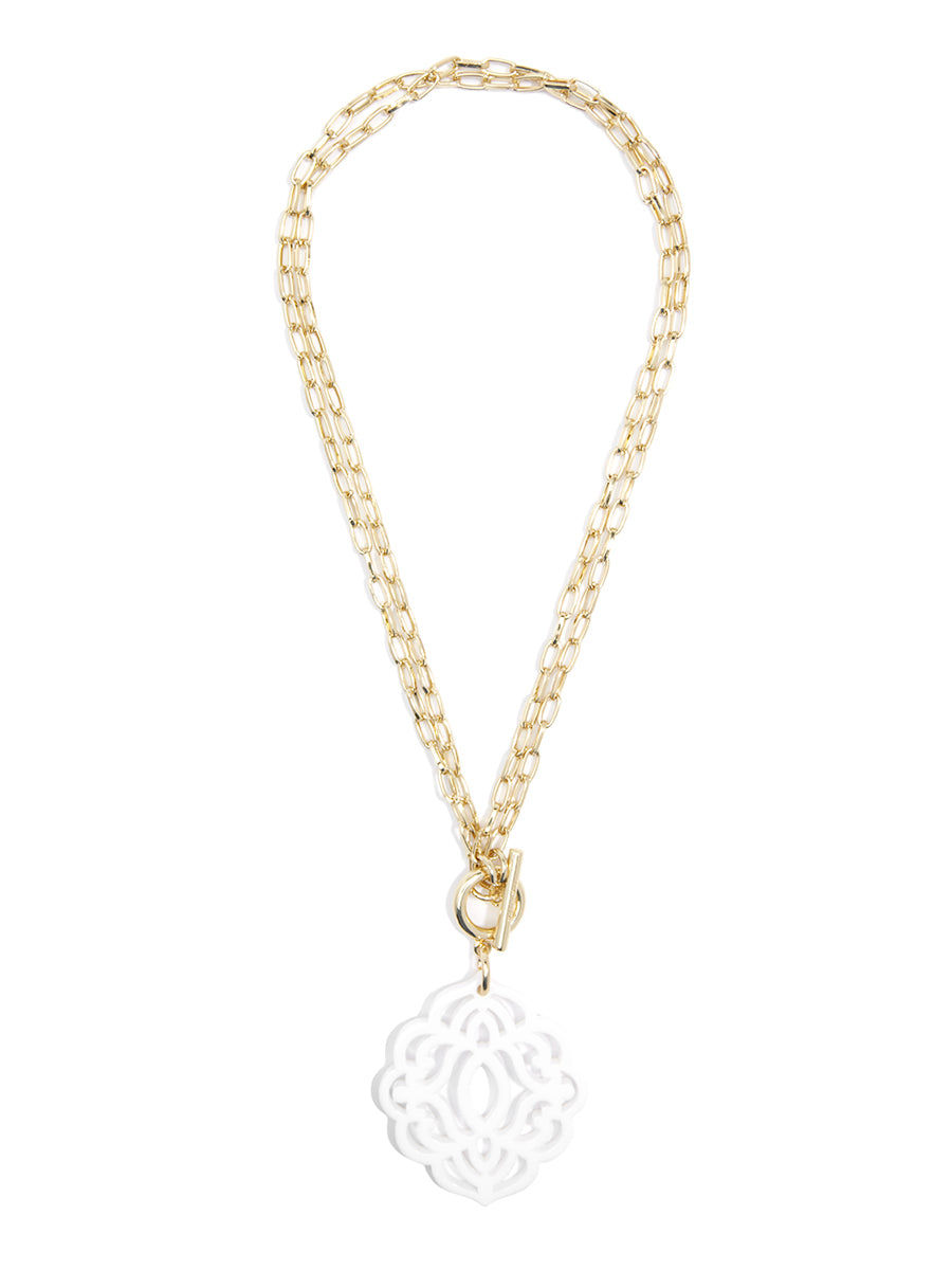 サムネイル： Baroque Pendant Necklace