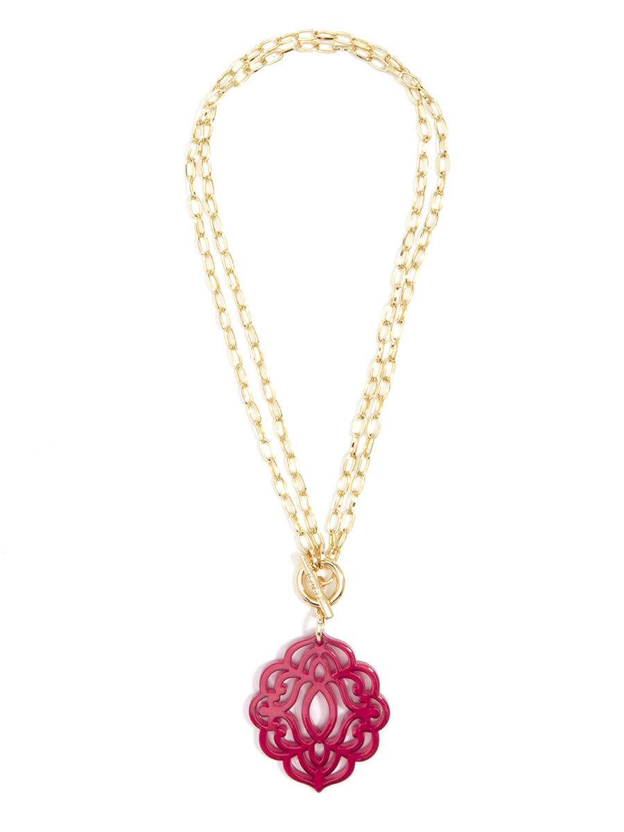 サムネイル： Baroque Pendant Necklace