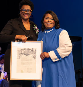 Gospel singer, Kathy Taylor, retires as Minister of Music at Windsor Village UMC in Houston after 38 years of service