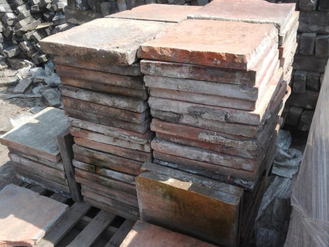 Reclaimed Square Terracotta Floor Tile