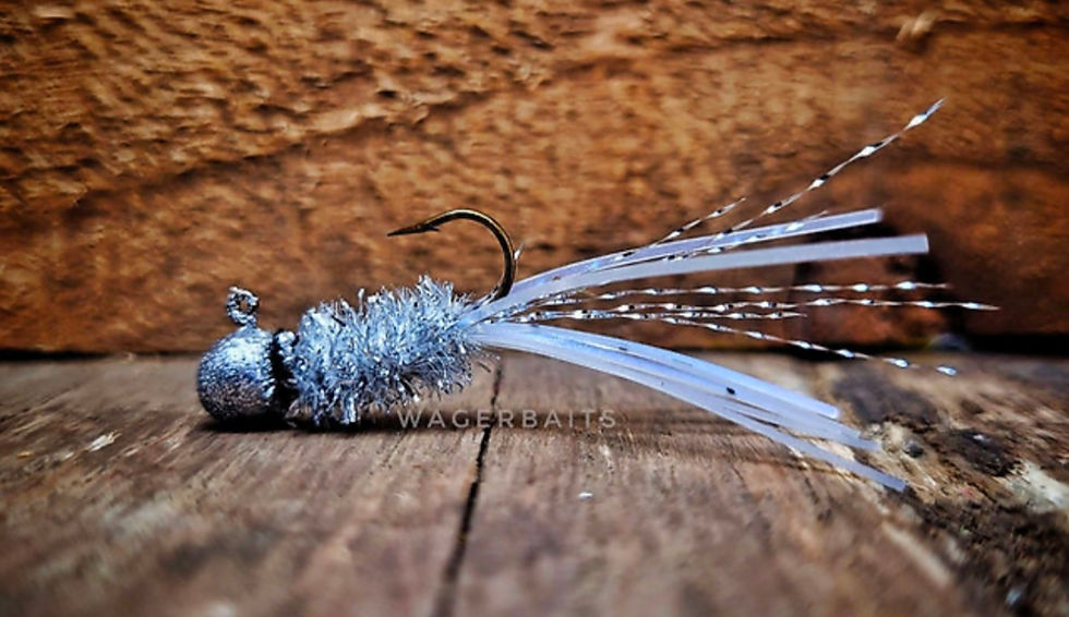 Thumbnail: Wager 1/16 oz Handtied Crappie Jigs (Pack of 3)