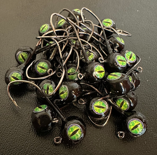 Freestyle Wire Keeper Crappie Jig Heads 1/8, 1/16, & 1/32 #4 hook