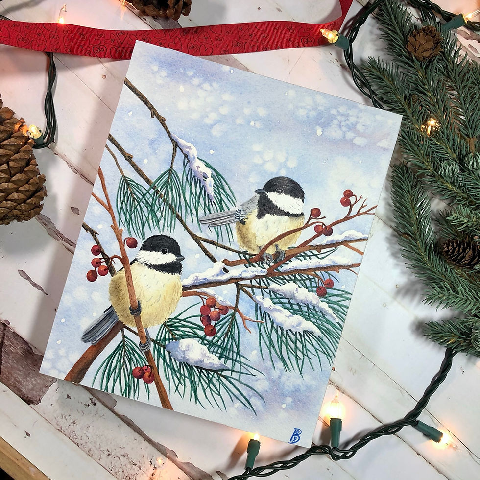 Thumbnail: "Winter Chickadees"