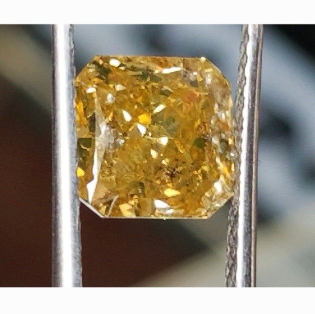 1.62carat Fancy Yellow Natural Diamond