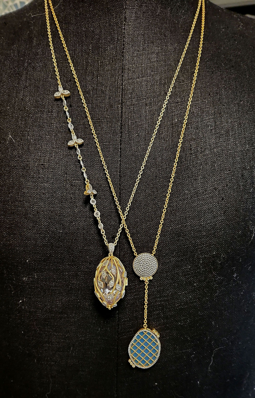 FREIDA ROTHMAN collection Crystal pendant Necklace