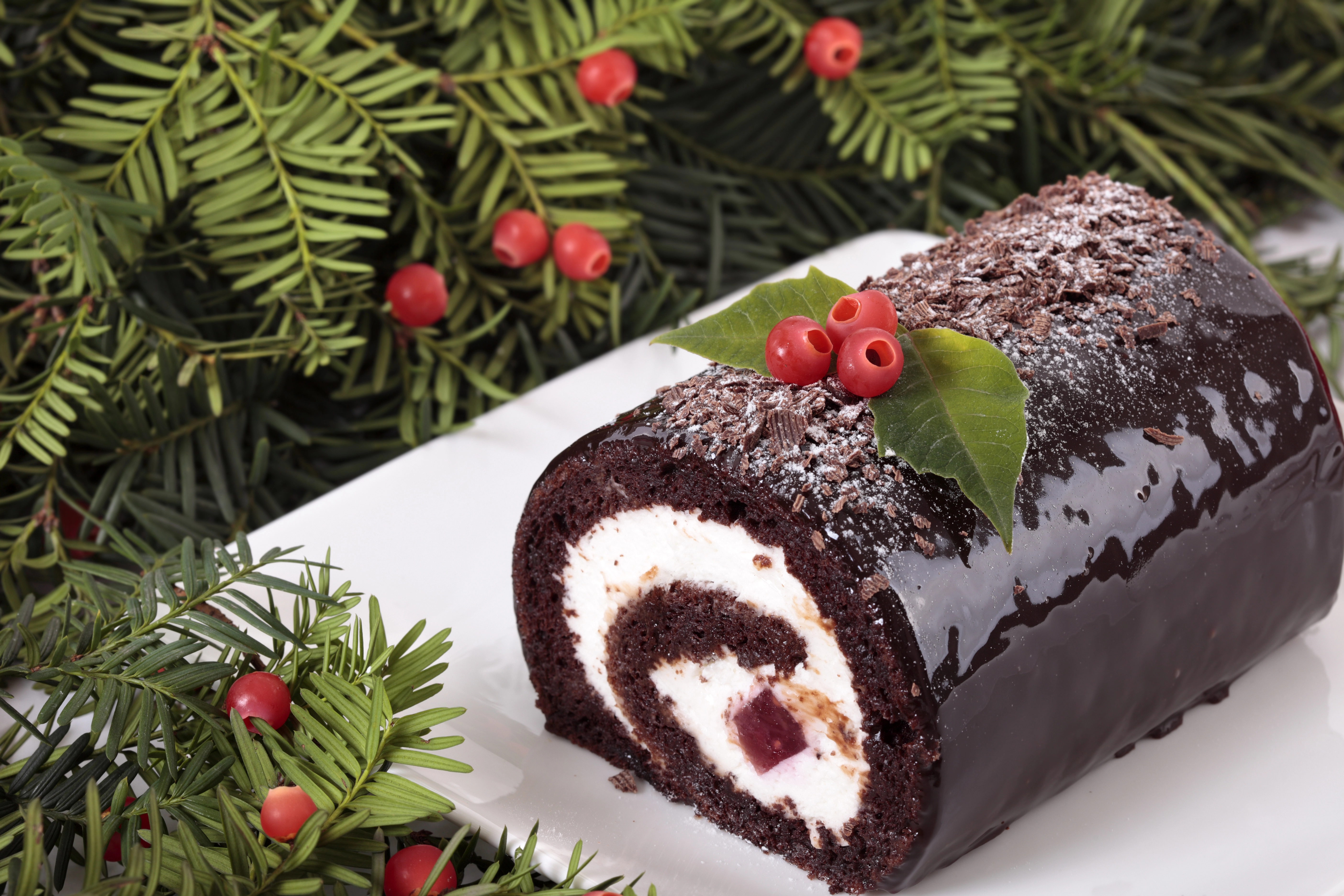 Bûche roulée pour les fêtes