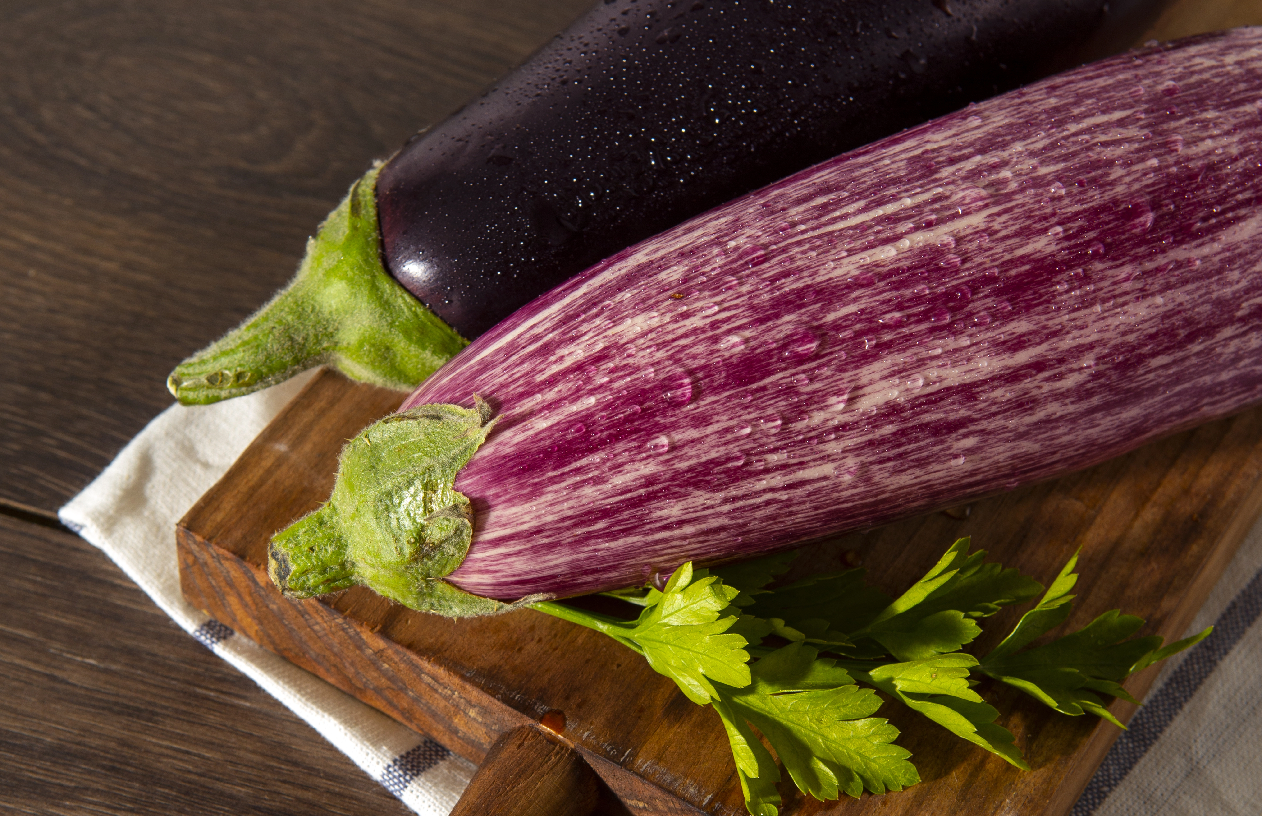 Roulés d'aubergines