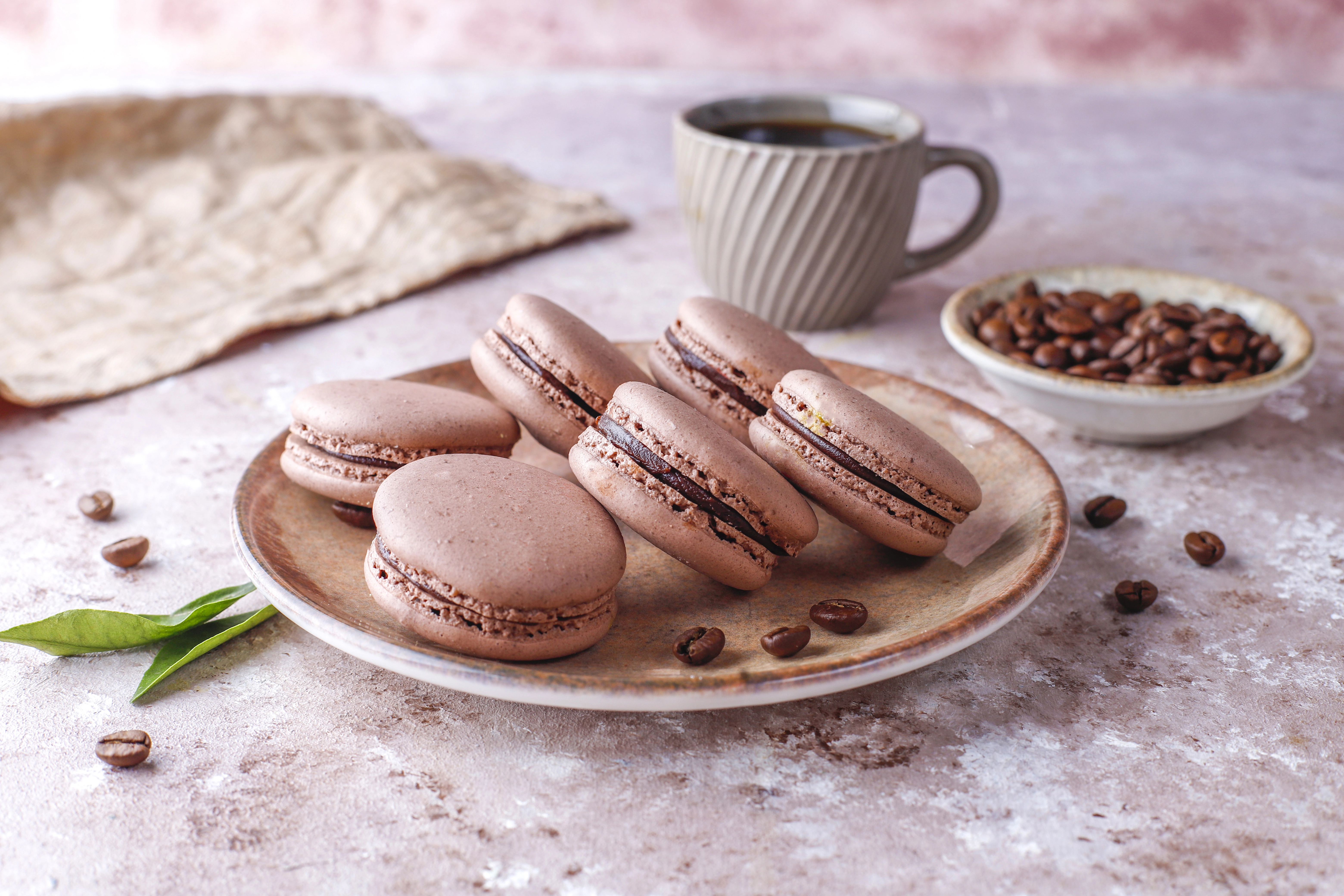Macarons au chocolat
