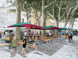 Le marché à Aix