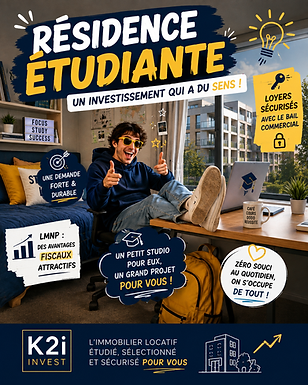 investir en résidence étudiante, un investissement qui a du sens