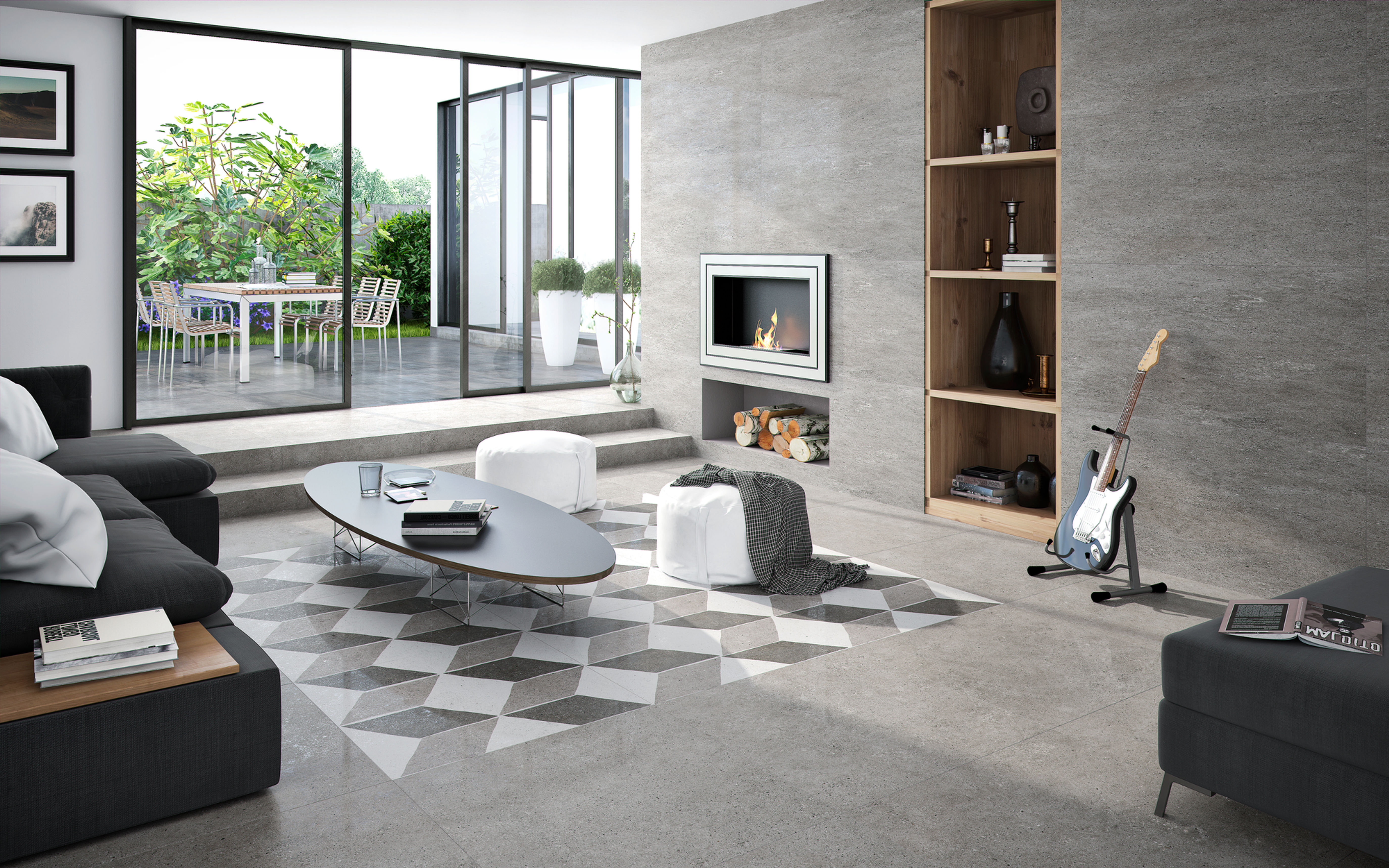 ARGENTA_BASALT 玄武岩石紋