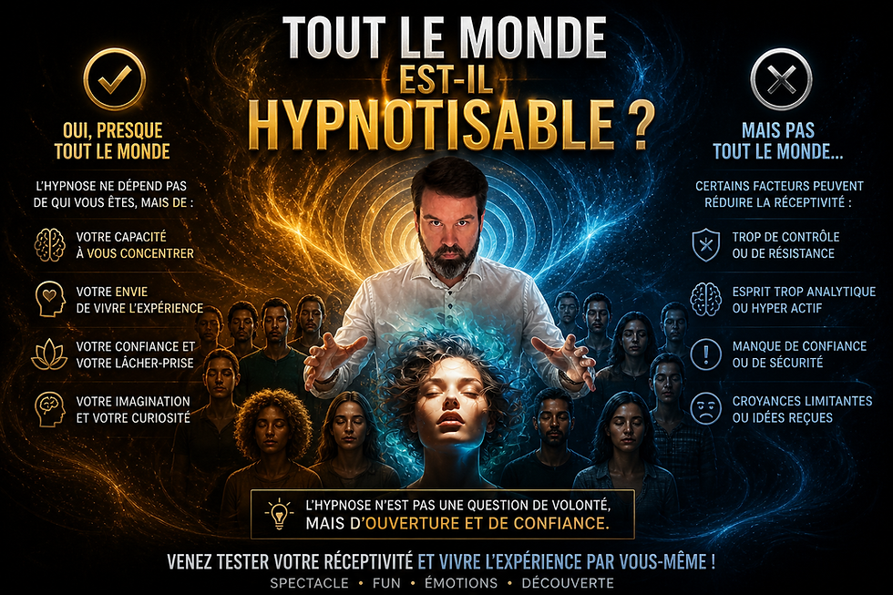 🌀 Tout le monde est-il hypnotisable ? La réponse va vous surprendre