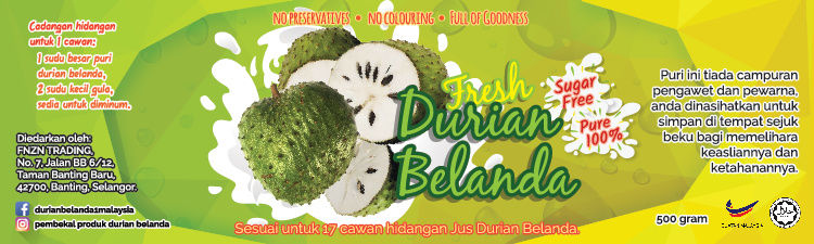 Durian Belanda juice paste