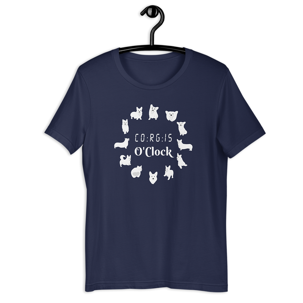 Thumbnail: Corgis O' Clock Tee: Corgi Owner T-Shirt - MySkyPet