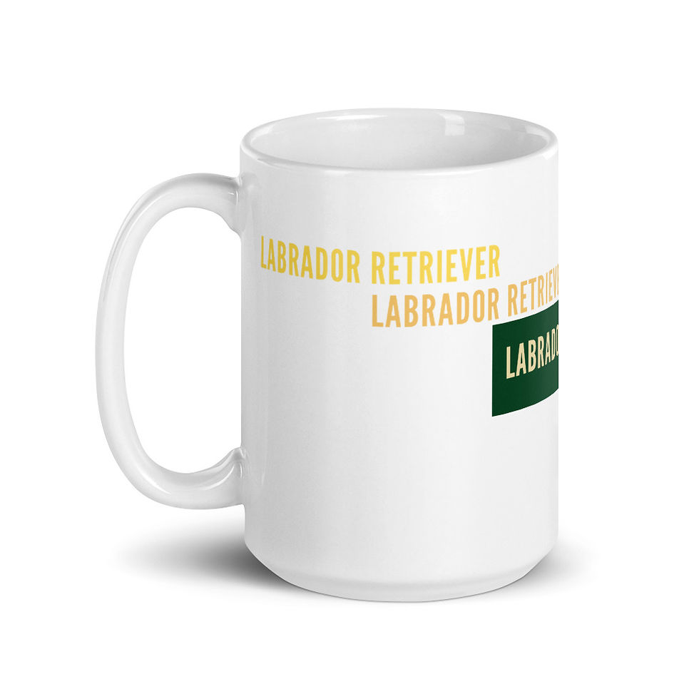 Thumbnail: Labrador Coffee Mug . Retriever Dog Tea Cup 11oz & 15oz