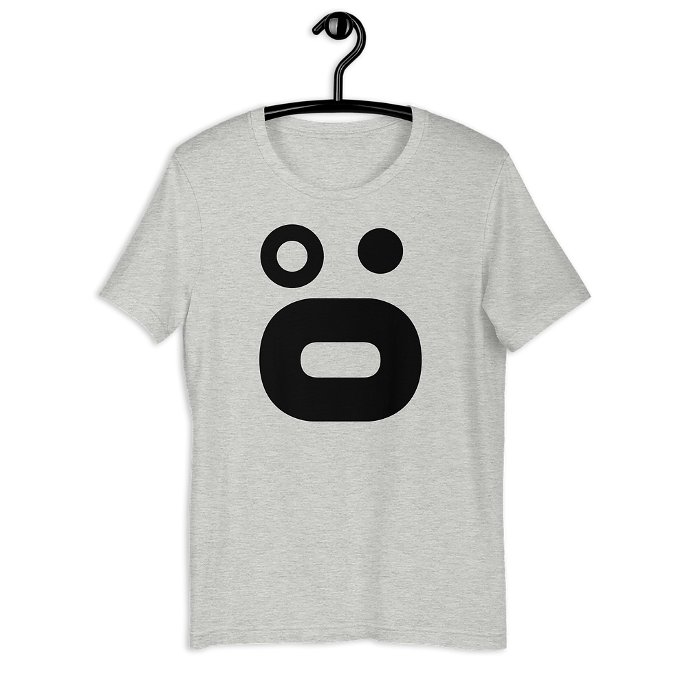 Thumbnail: Funny Awkward Face Emote Tee Emote Badge Shirt - A.SAP