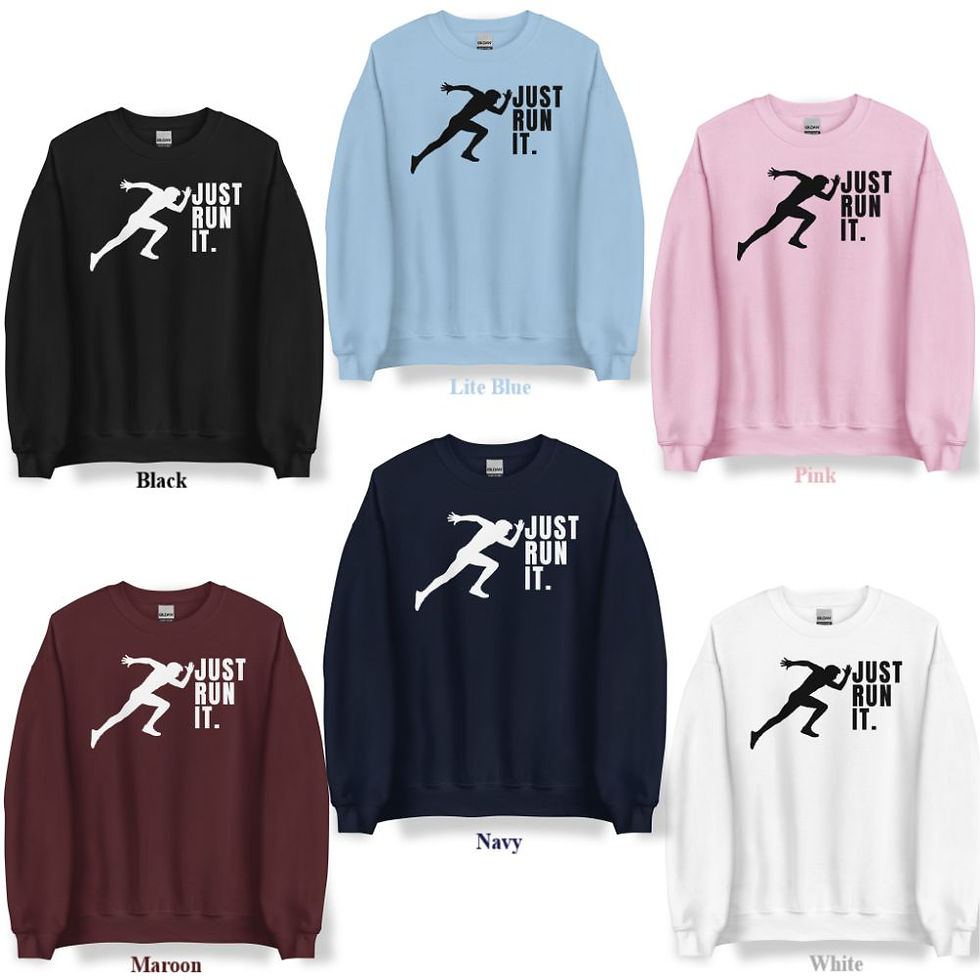 Thumbnail: Running Sweatshirts: Shoe With Wings Fast Runner Unisex - Just Run It