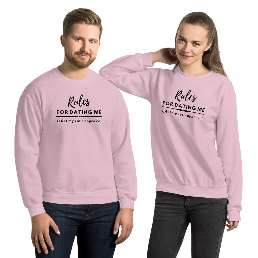 Thumbnail: Rules For Dating Me: Cat Sweatshirt