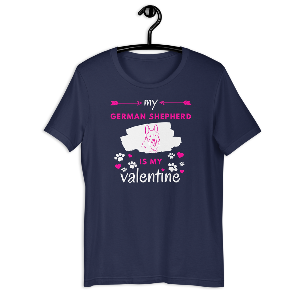 Thumbnail: Personalized Dog Breed Shirt: Custom Valentine's Dog Tee - MySkyPet