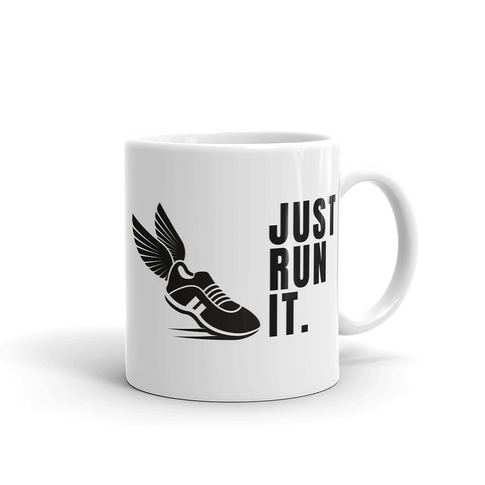 Thumbnail: Running Coffee Mugs: Just Run It - Shoe With Wings Fast Runner Cup