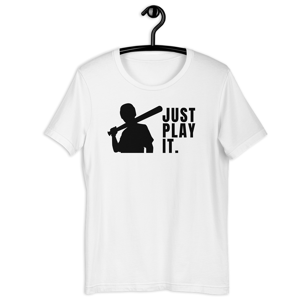 Thumbnail: Baseball Player Tee - Shirts Just Play It - ElonReevesArts