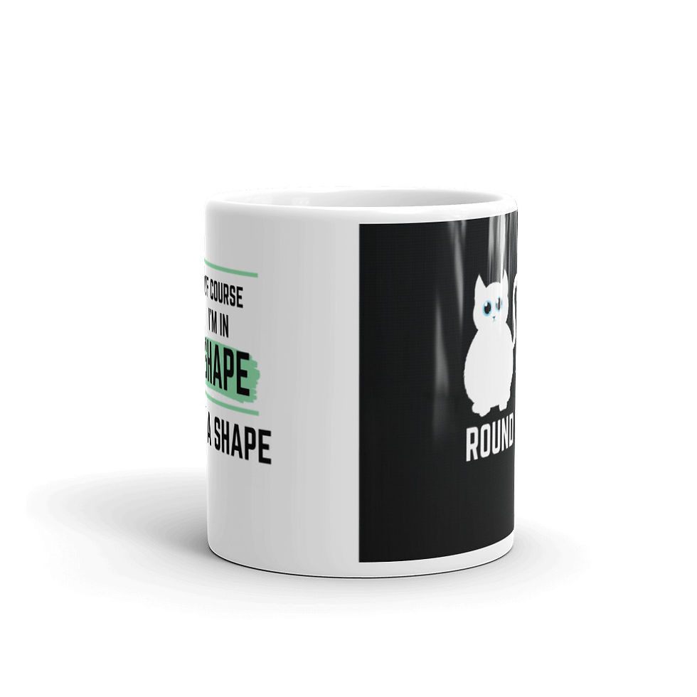 Thumbnail: Big Cat Coffee Mug . Round is a Shape Tea Cup 11oz & 15oz