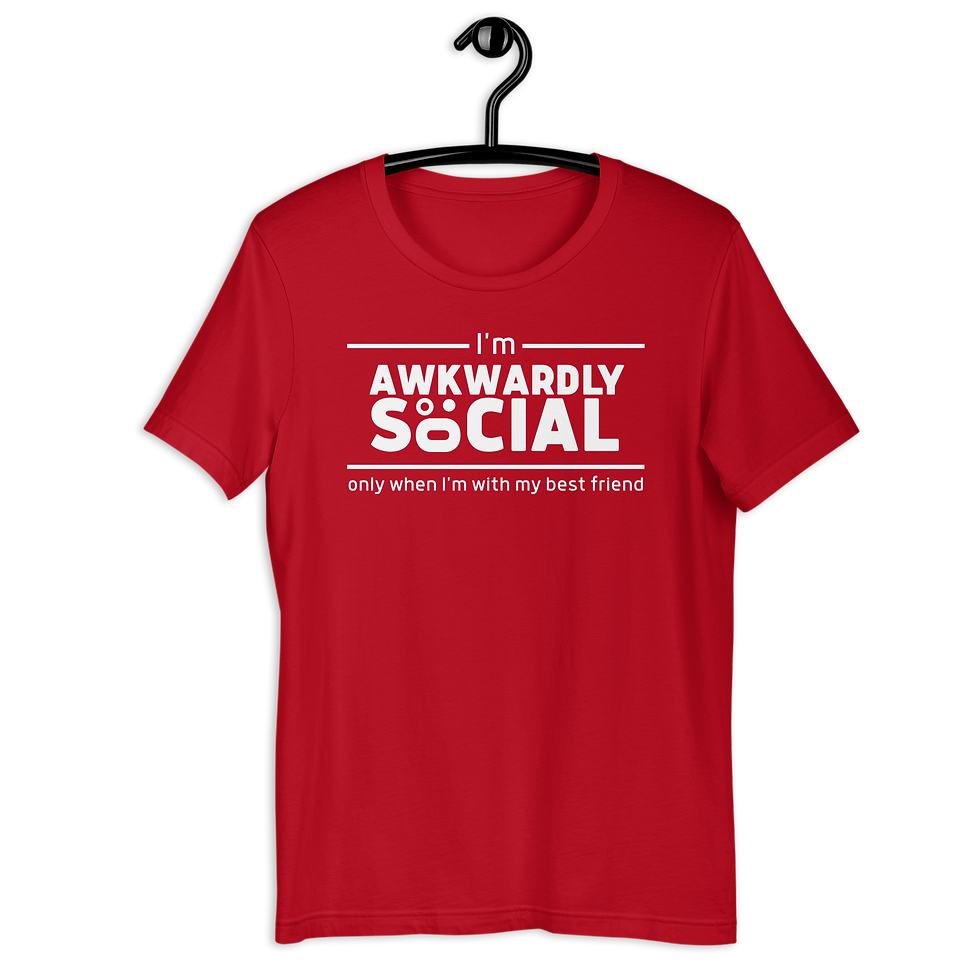 Thumbnail: Im Awkwardly Social Only When With Best Friend Tee A.SAP