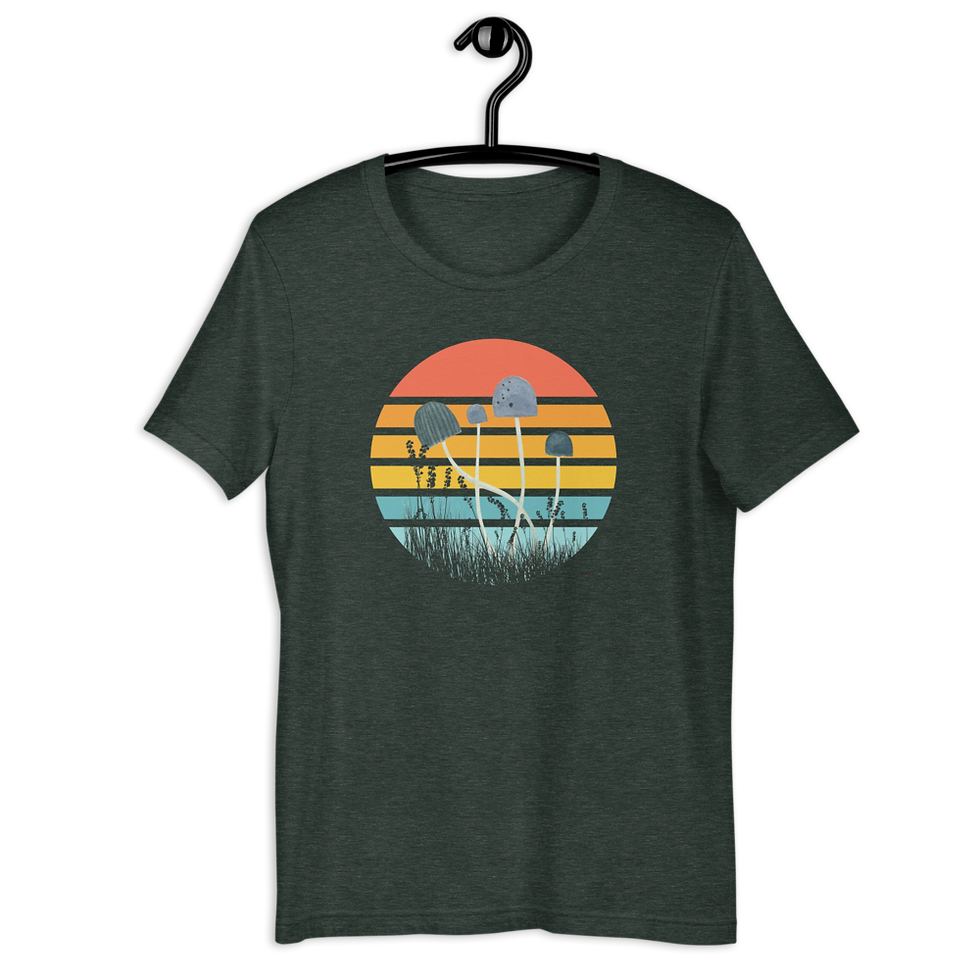 Thumbnail: Retro Mushroom T-Shirt: Shroom T-Shirts