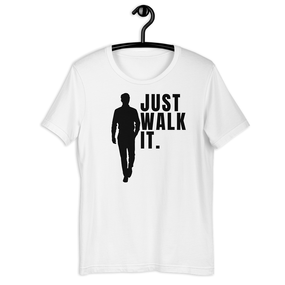 Thumbnail: Man Walking T-shirt: Just Walk It Tee
