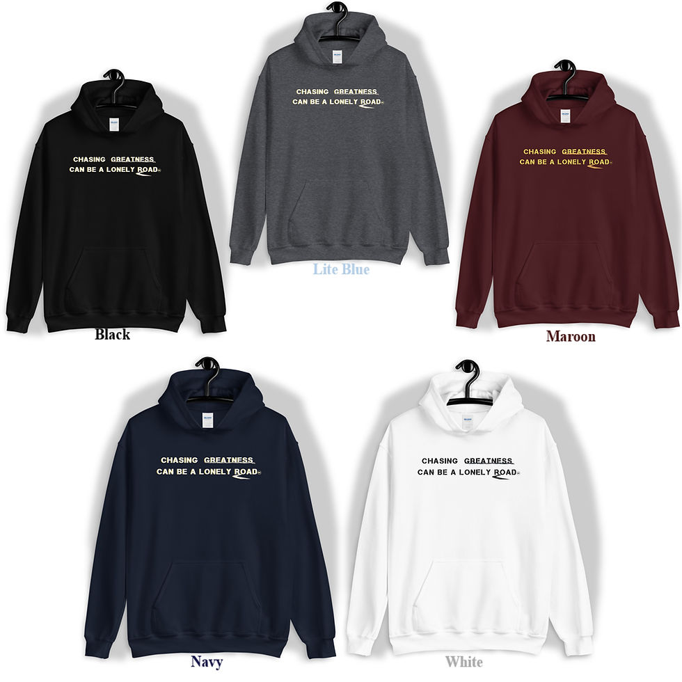 Thumbnail: Chasing Greatness Motivation Hoodie