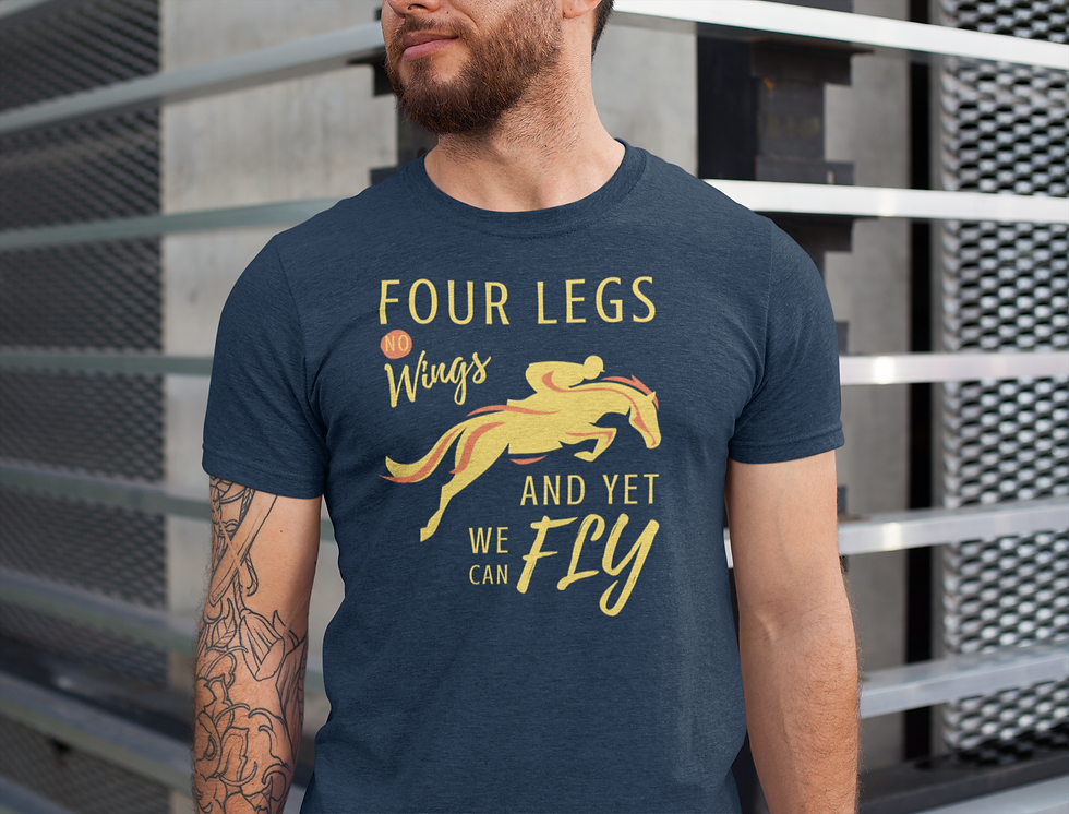 Thumbnail: We Can Fly Tee: Jumping Horse - MySkyPet