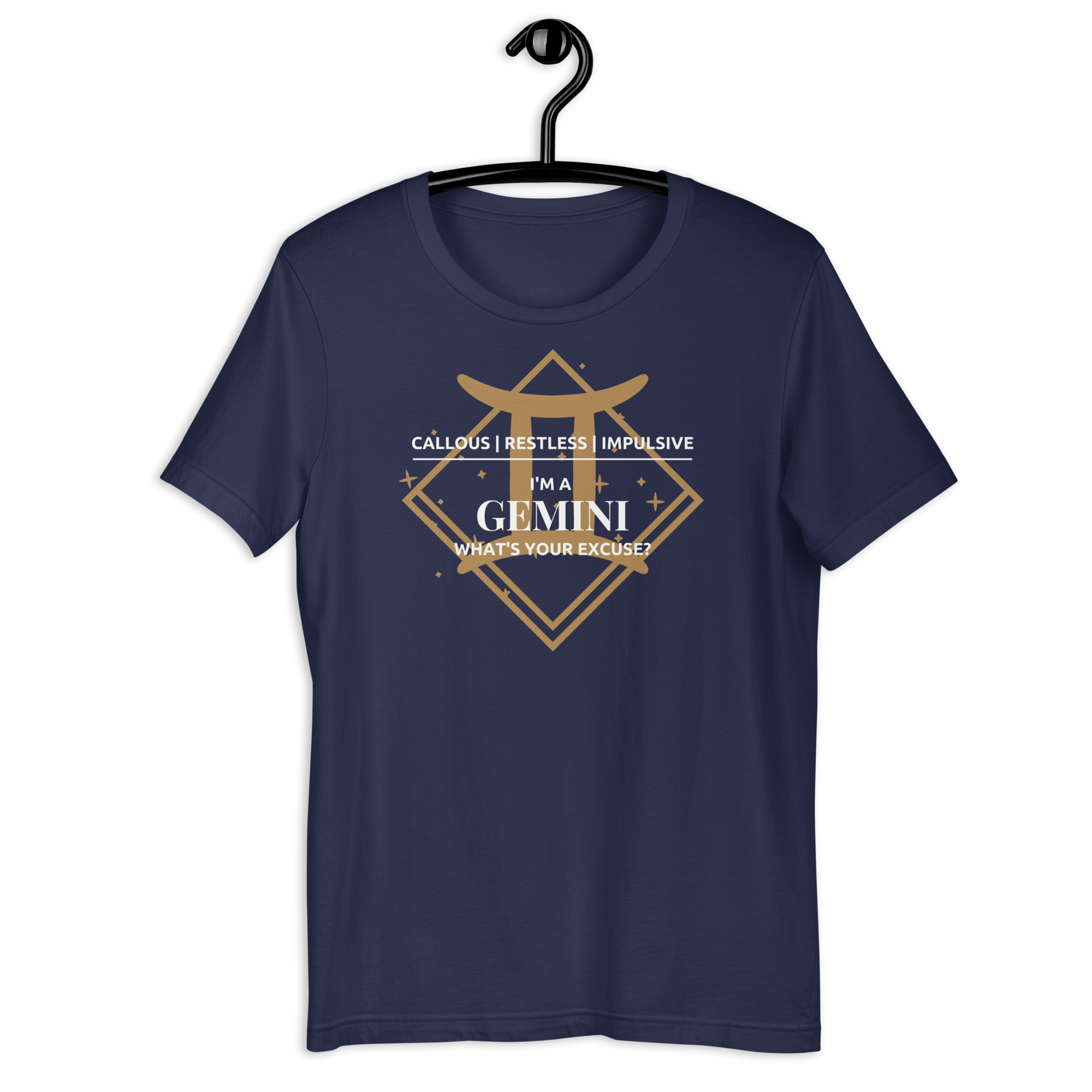 Gemini Zodiac T-Shirt, Star Sign Gemini Tee - MySkyPet