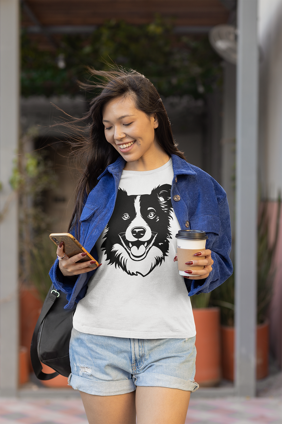 Thumbnail: Personalized Dog Name Shirt, Customizable Dogs Hoodie, Dog Pocket Graphic Tee