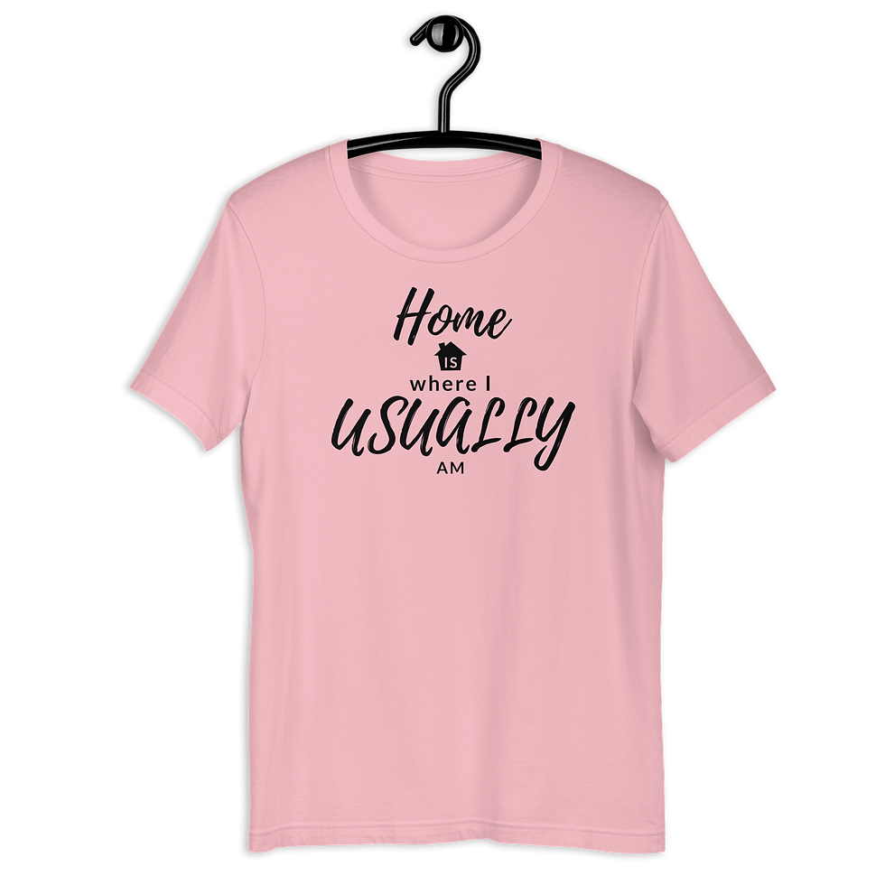 Thumbnail: Inside Person T-shirt Home Is Where I Usually Am Tee - A.SAP