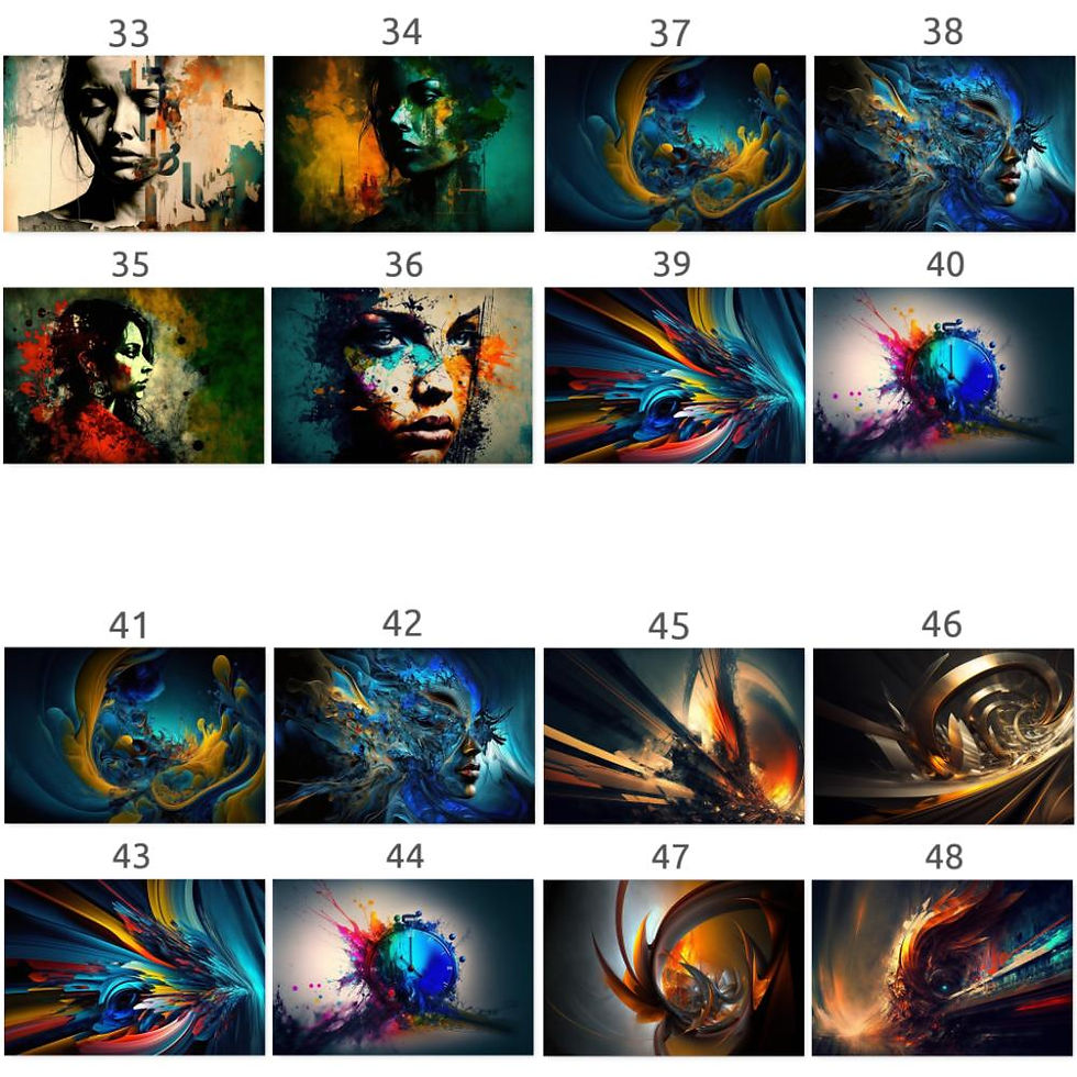 Thumbnail: Another Season Ending Abstract Digital Downloads Prints, Wall Art Poster, Canvas