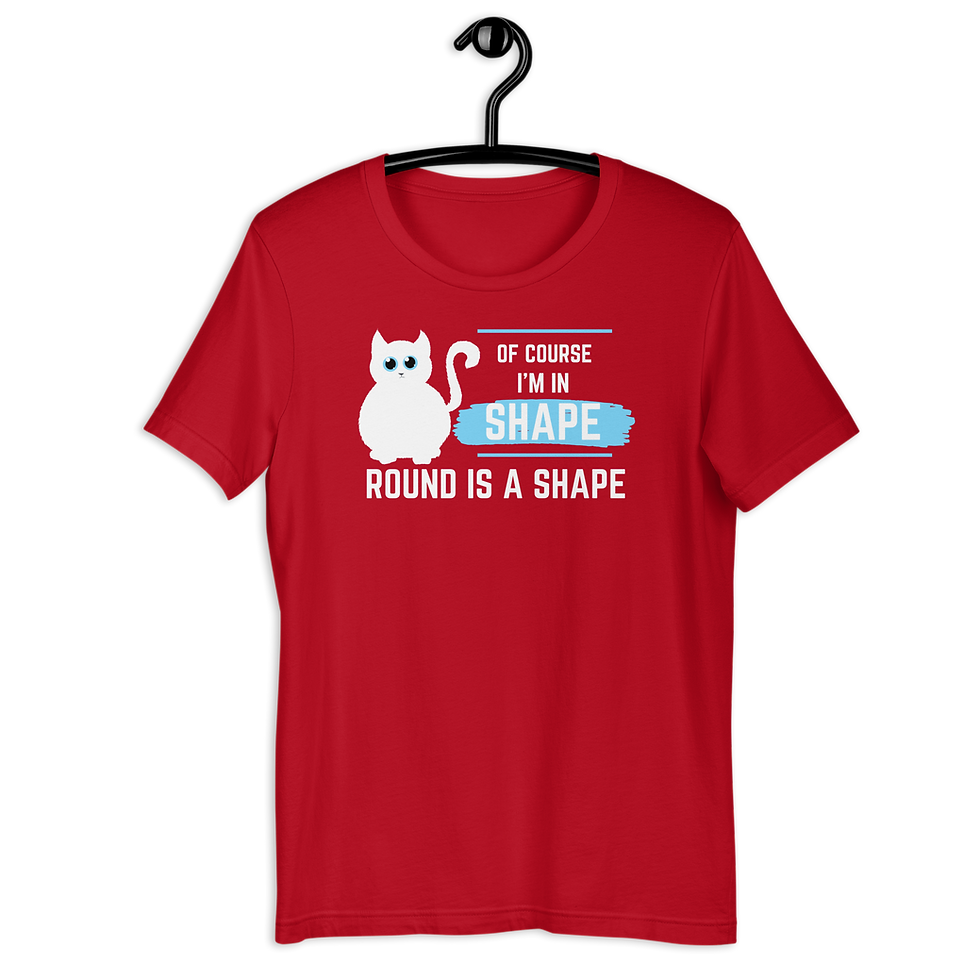 Thumbnail: Round Is a Shape Tee: Big Cat T-Shirt - MySkyPet