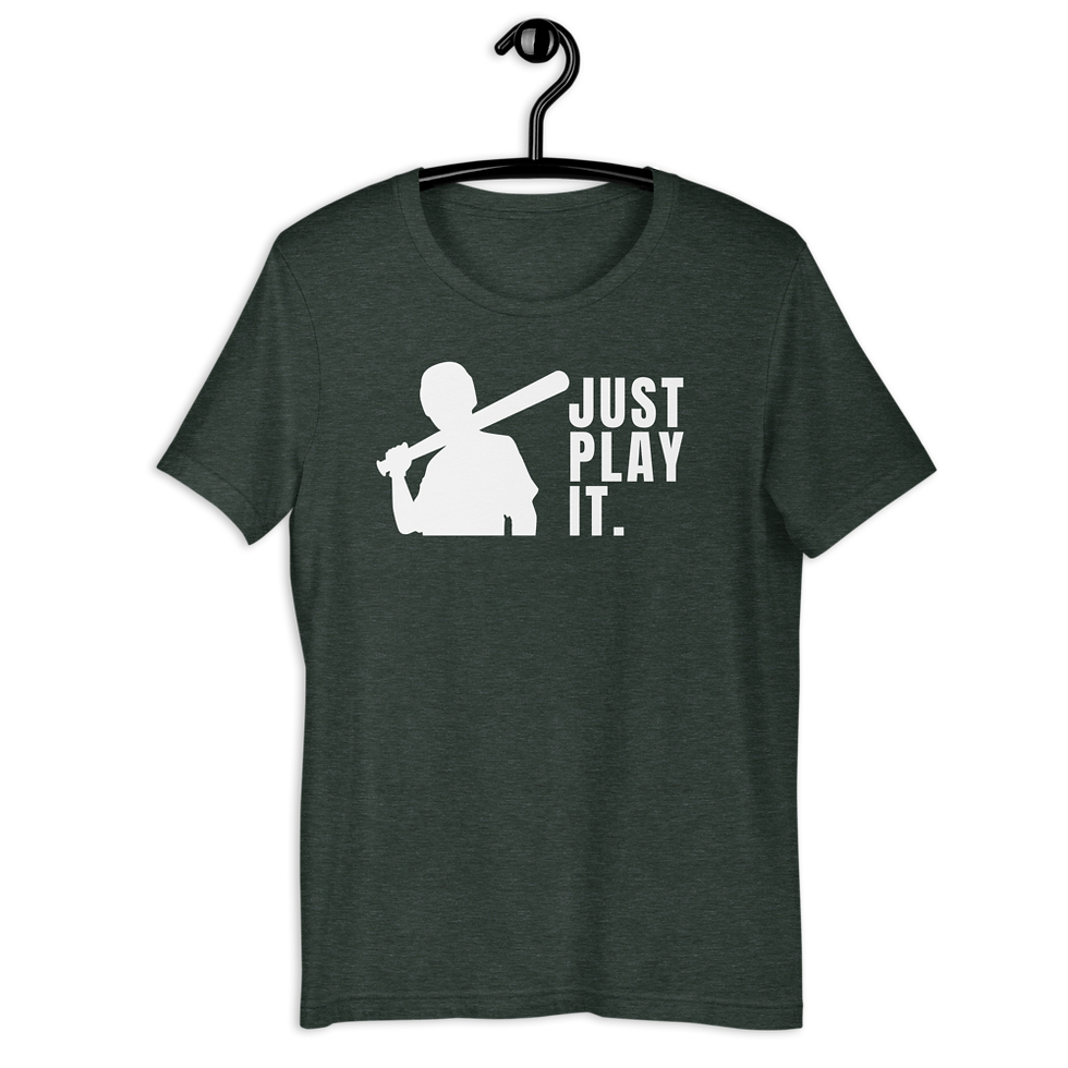 Thumbnail: Baseball Player Tee - Shirts Just Play It - ElonReevesArts