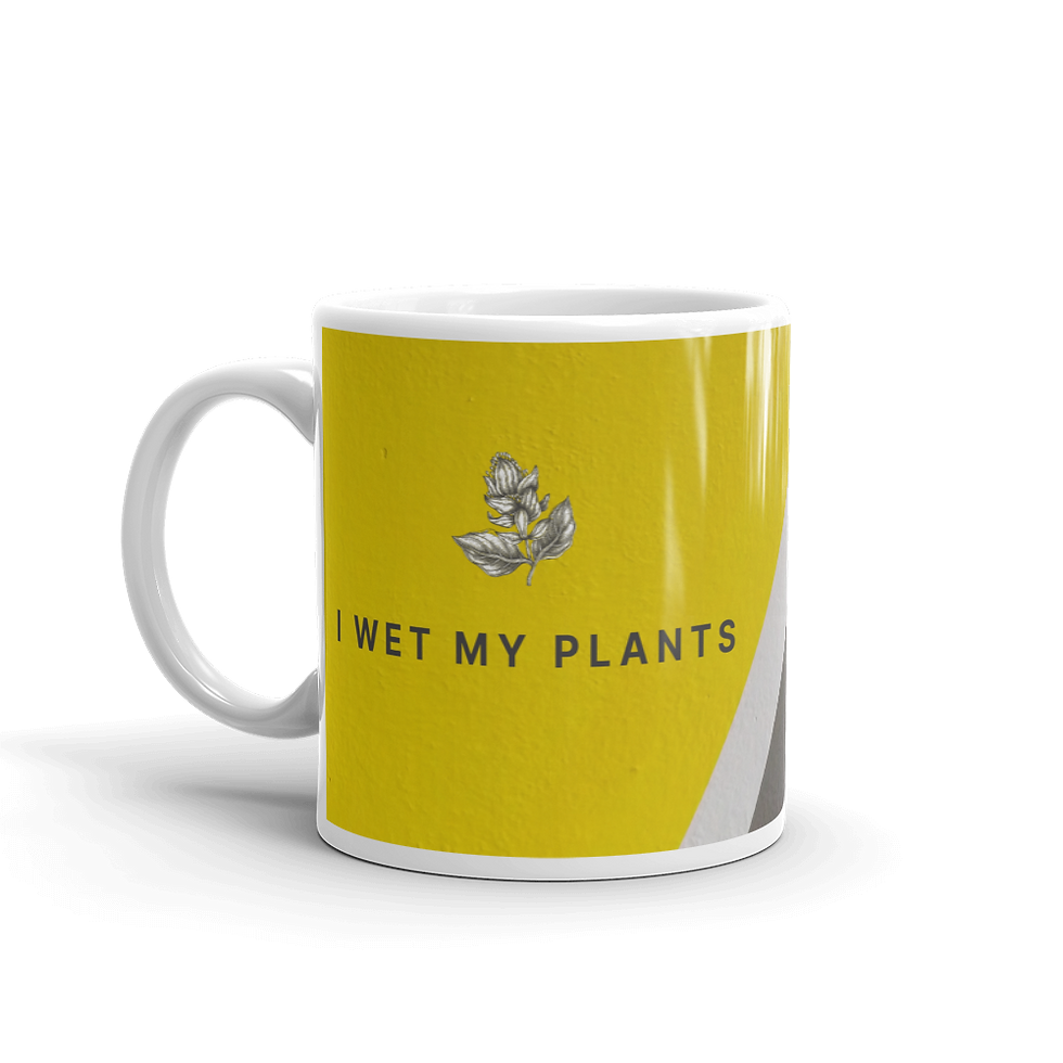 Thumbnail: Botanical Gardening Coffee Mugs: I Wet My Plants
