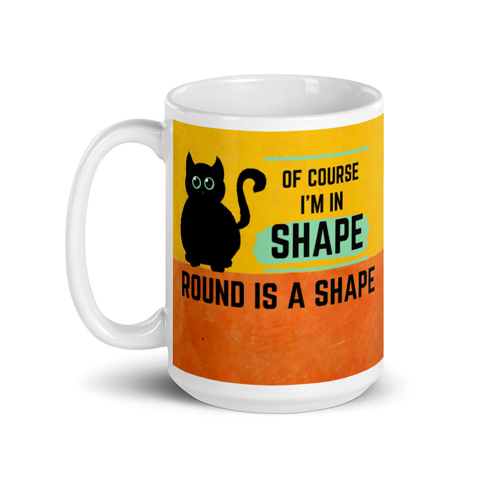 Thumbnail: Big Cat Coffee Cup . Round Shape Tea Mug 11oz & 15oz