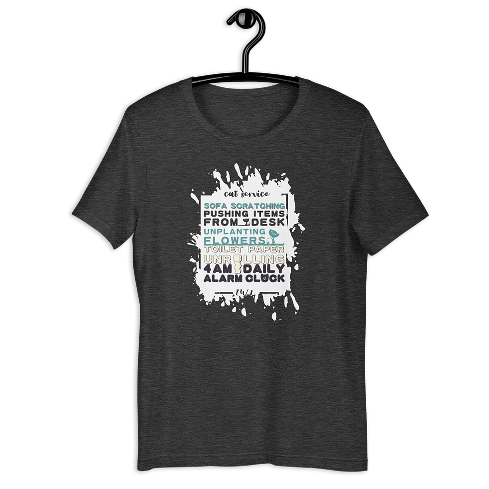 Thumbnail: Funny Cat Service Shirt Trouble Maker Kitty - MySkyPet