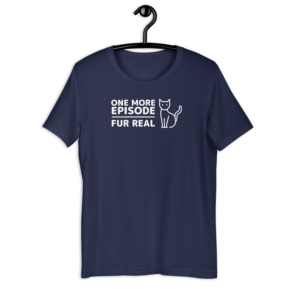 Thumbnail: TV Cat T-Shirt: One More Episode Tee - MySkyPet