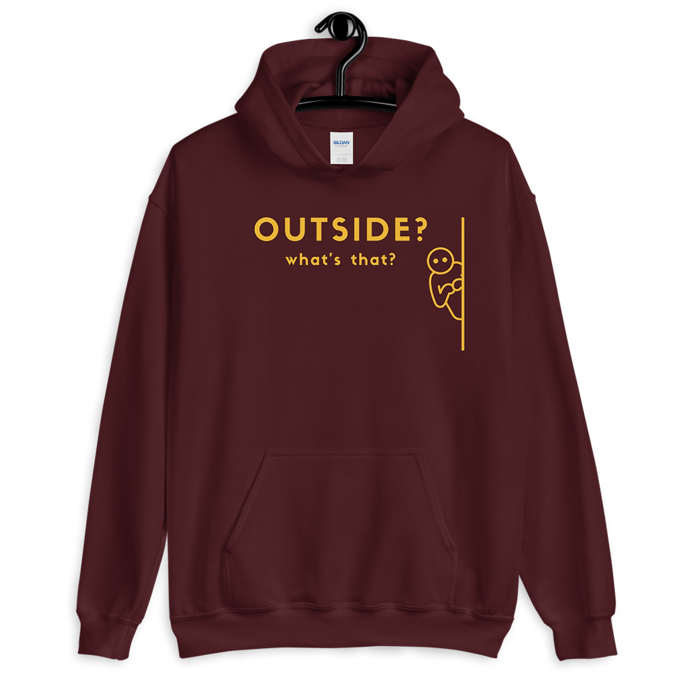 Thumbnail: Outside What's That - Funny Shy Hoodies - A.SAP