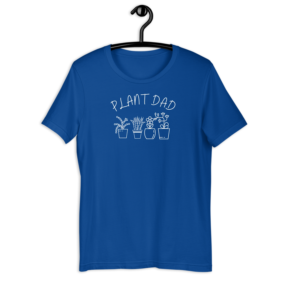 Plant Dad T-Shirt Gardening Dad Tee