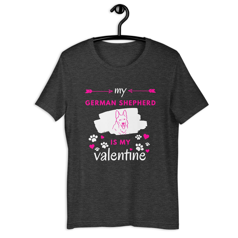 Thumbnail: Personalized Dog Breed Shirt: Custom Valentine's Dog Tee - MySkyPet