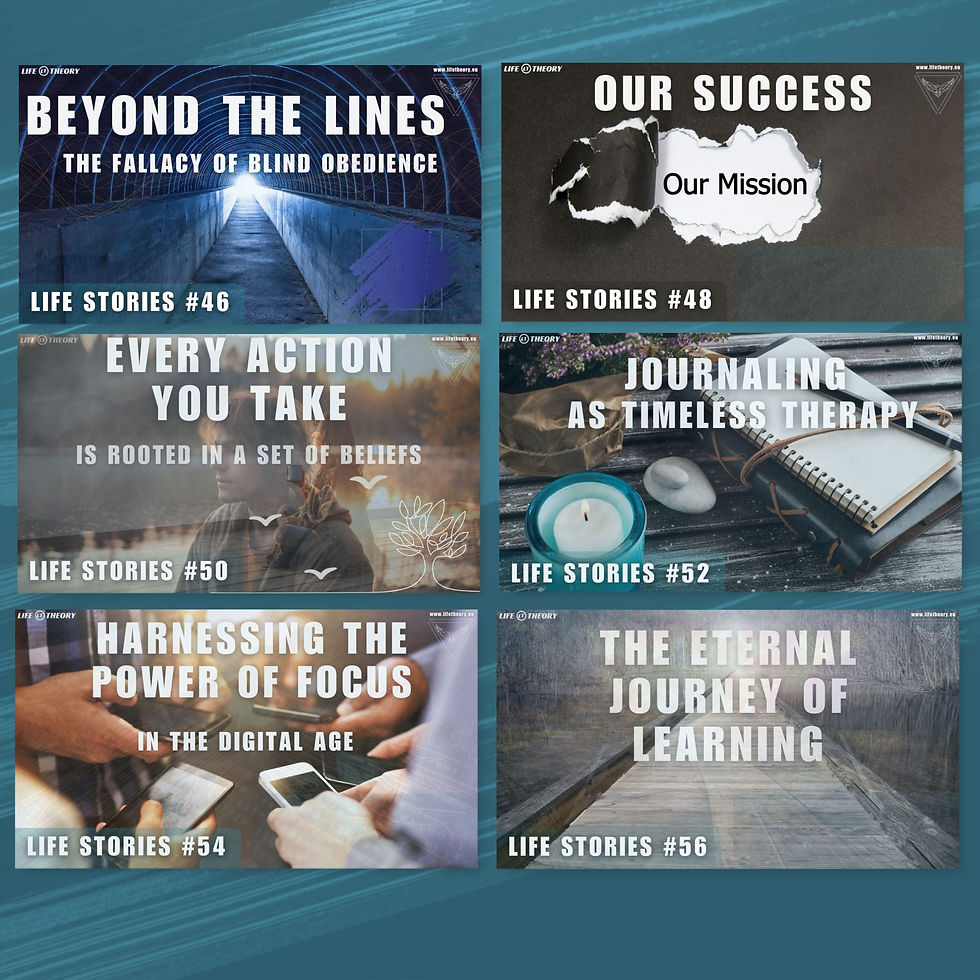Thumbnail: 75 Inspiring Life Stories by LifeTheory | Personal Development Journey | Educati