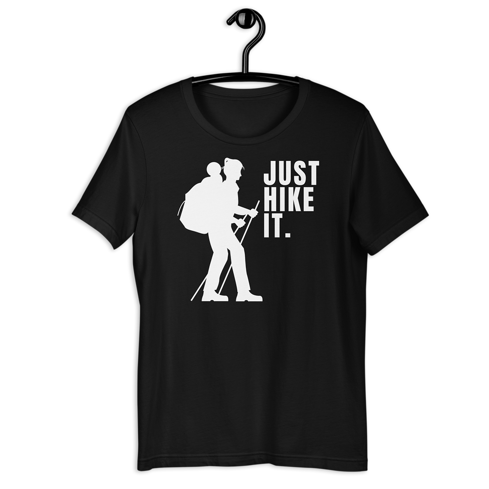 Thumbnail: Women Hiking Tee : OutdoorsT-shirts Just Hike It