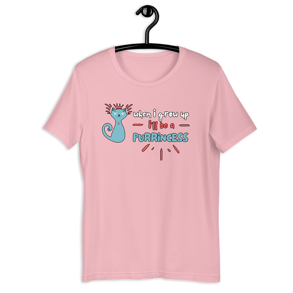 Thumbnail: When I Grow Up Tee: Cat Princess T-Shirt - MySkyPet