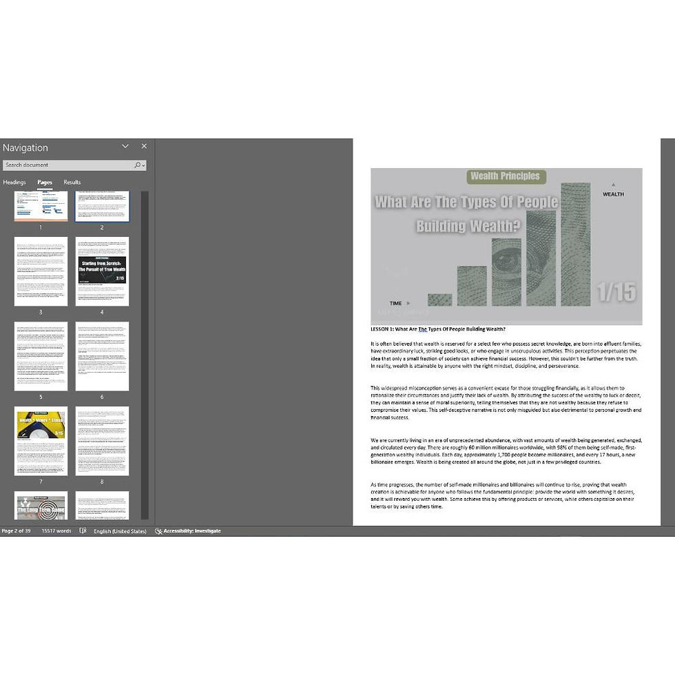 Thumbnail: 15 PRINCIPLES OF WEALTH BUILDING - Life Theory