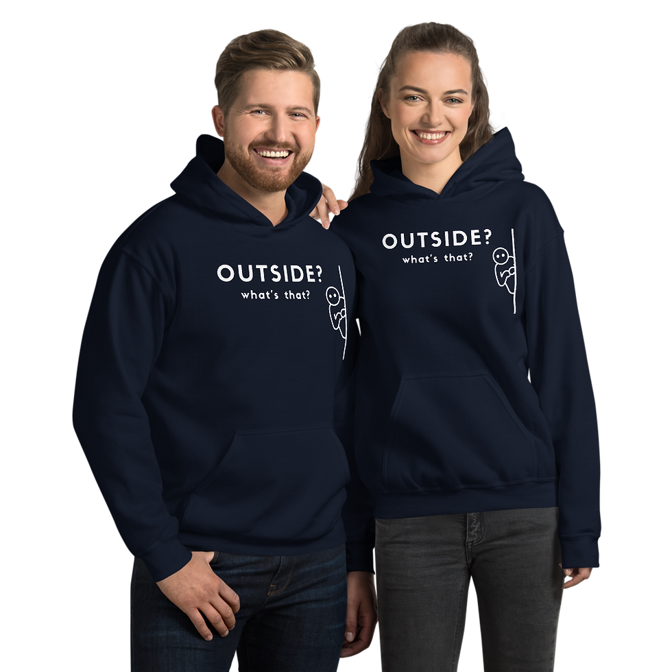 Thumbnail: Outside What's That - Funny Shy Hoodies - A.SAP
